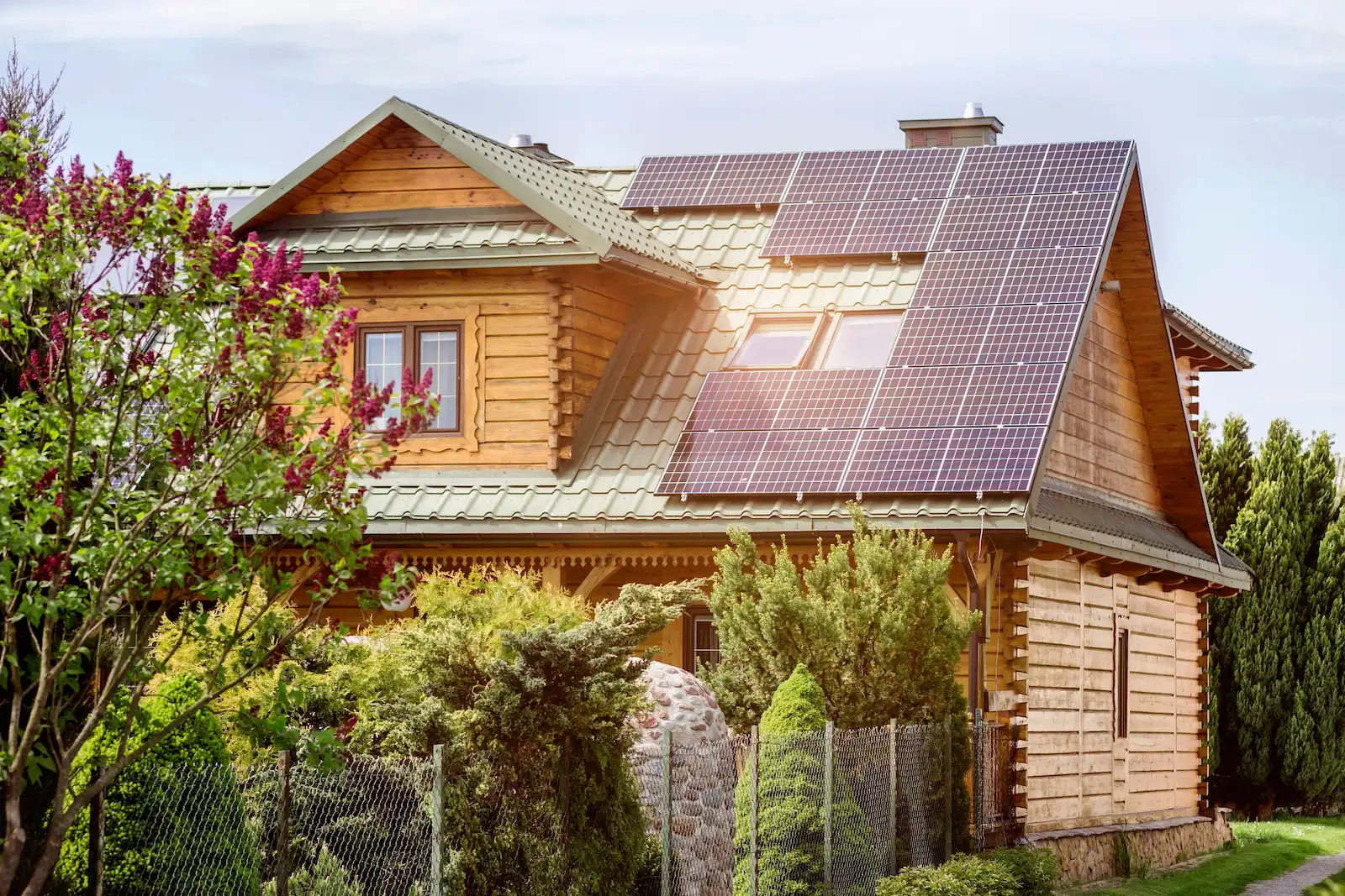 Infrarotheizung mit PV im Neubau.