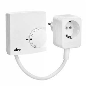 alre RTBSB Aufputz mit Netzsteckersockel in weißer Ausführung.