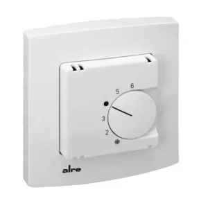 alre RTBSU-401.086-21 Raumthermostat 16A Unterputz in hellgrau.
